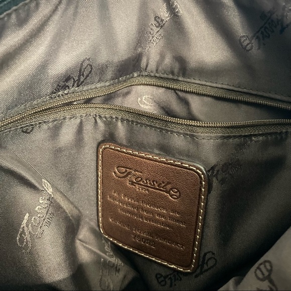 Vintage Fossil Brown Bag - Preowned - Picture 2 of 9